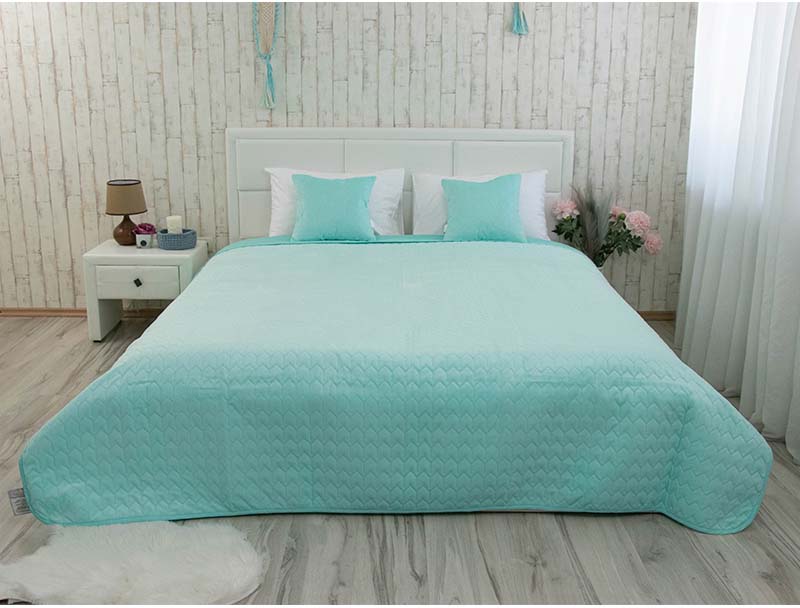 Покривало полуторне Руно 150х220 велюр 360.55_Tiffany (360.55_Tiffany) - Фото 1