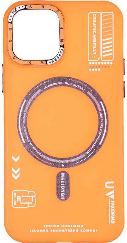 Чохол для смартфону Gelius Resistant Shield Magsafe Case for iPhone 12 Orange (97233) - Фото 1