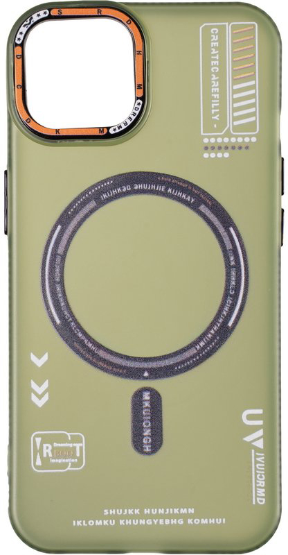 Чохол для смартфону Gelius Resistant Shield Magsafe Case for iPhone 14 Green (97258) - Фото 1