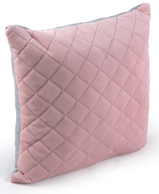 Подушка декоративная Руно 40х40 (311.55_Pink and Grey ромб) - Фото 1