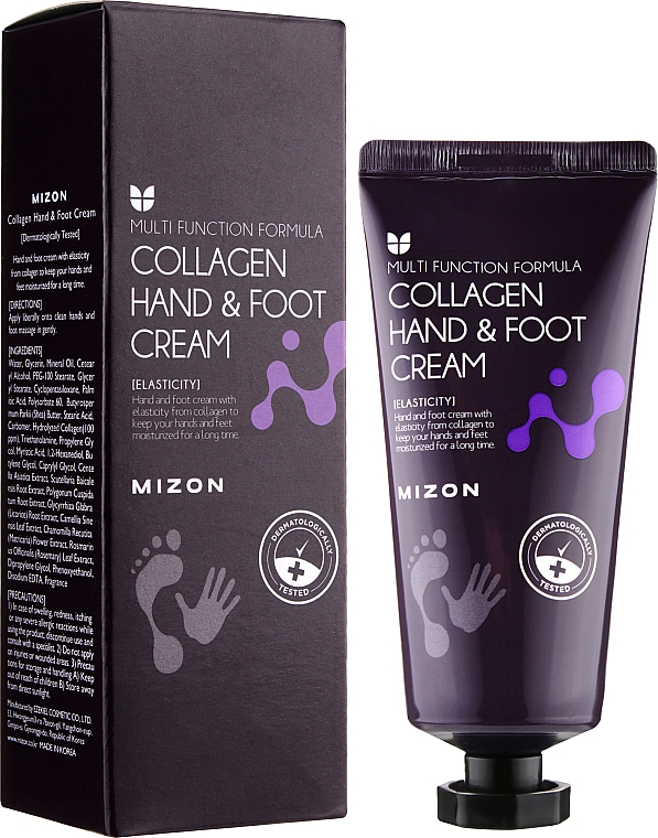 Крем для ніг Mizon і рук Collagen з колагеном 100 мл (8809689370204) - Фото 1
