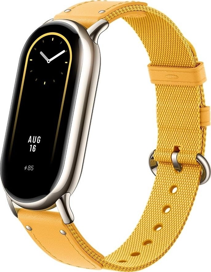 Ремешок для фитнес-браслета Xiaomi Smart Band 8/9 Braided Yellow (BHR7297CN) - Фото 1