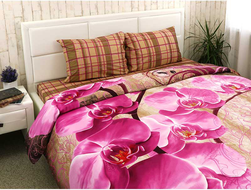 Комплект постельного белья Руно Fuchsia сатин (845.137К_20-1315Fuchsia) - Фото 1