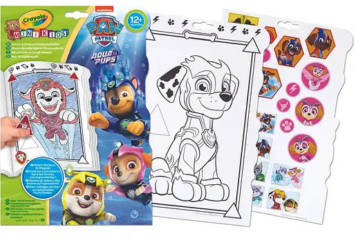Раскраски классические Crayola Paw Patrol 32 стр. и 4 стр. наклеек (81-1373) - Фото 1