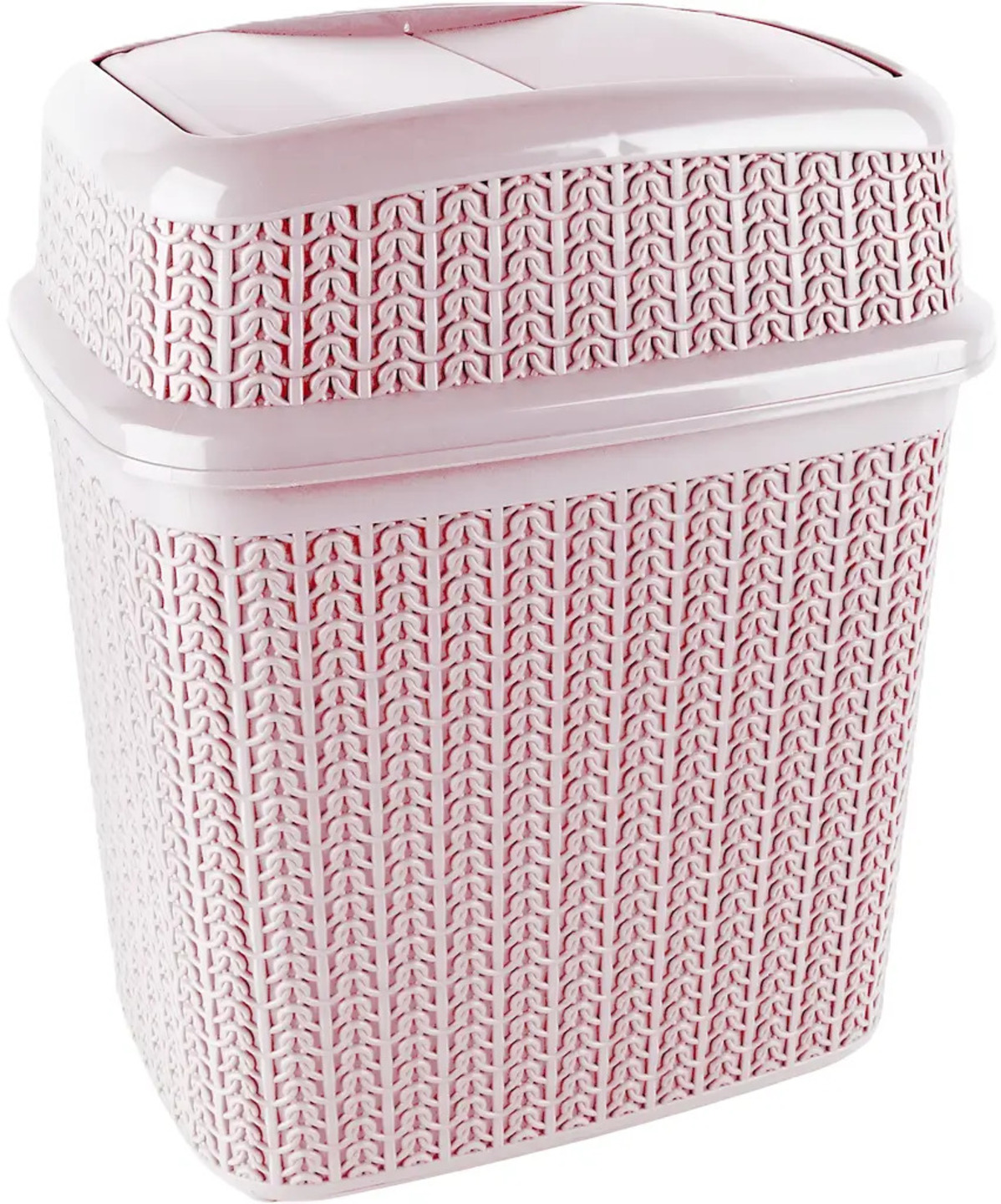 Бак для мусора UCSAN PLASTIC KNIT 10л пурпурно-розовый (102302.1) - Фото 1