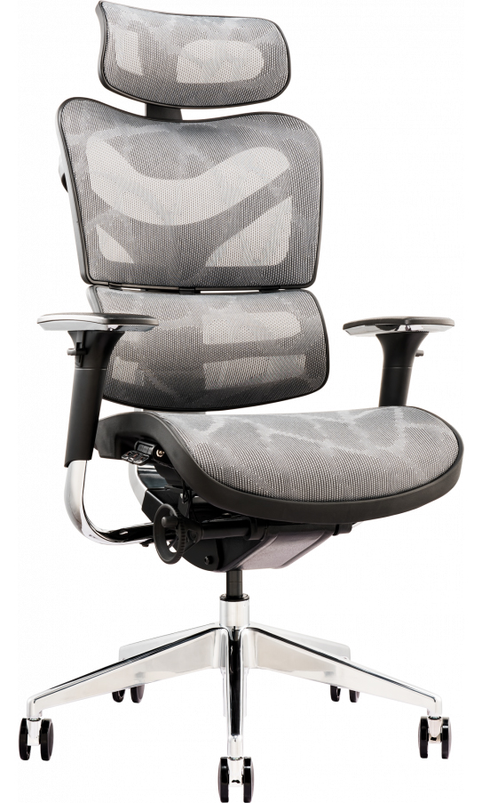 Кресло офисное GT Racer X-702 Gray (W-70) - Фото 1