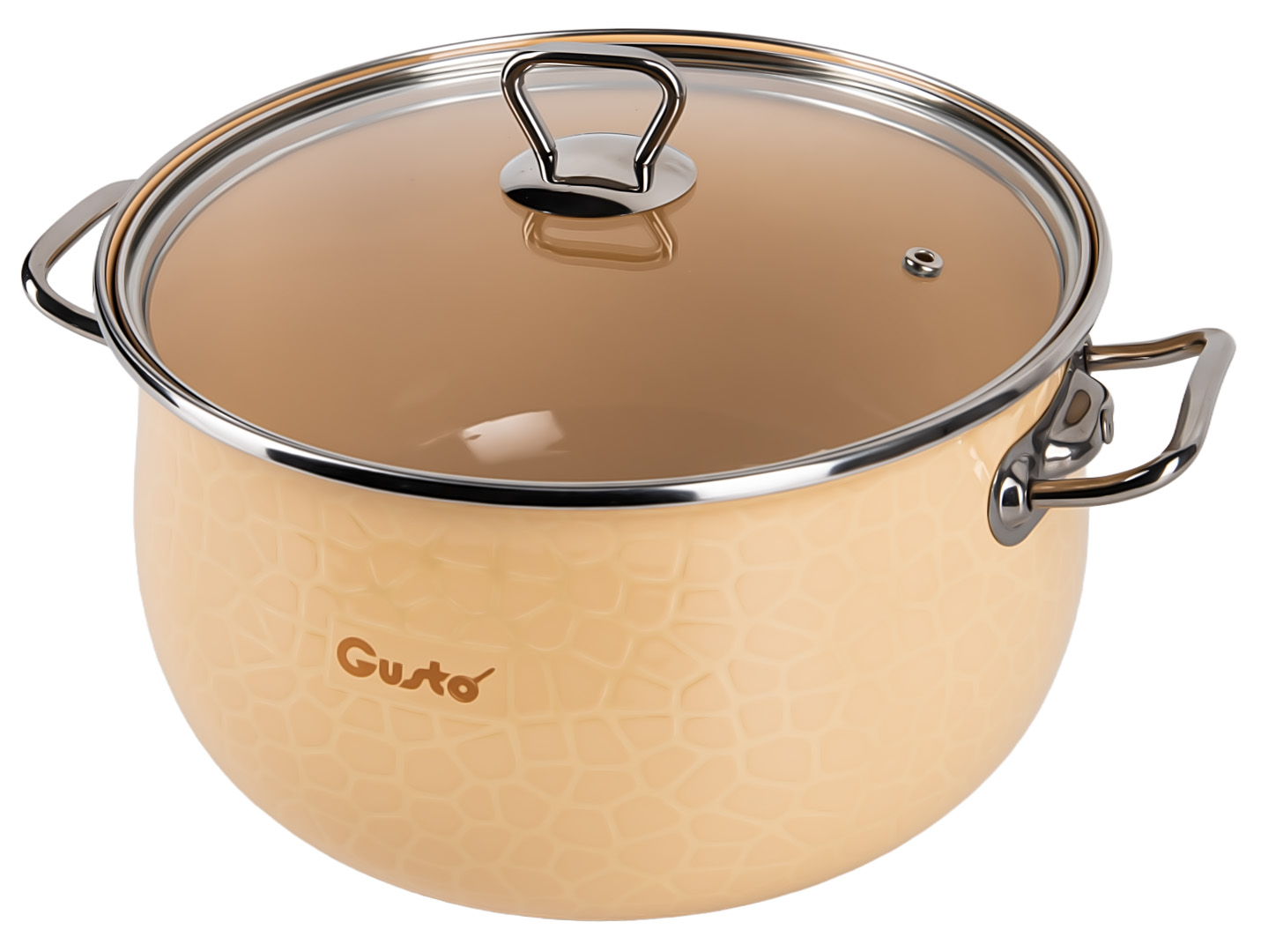 Каструля Gusto Пряжене молоко Premium 5,7 л (GT-T-224-PM) - Фото 1