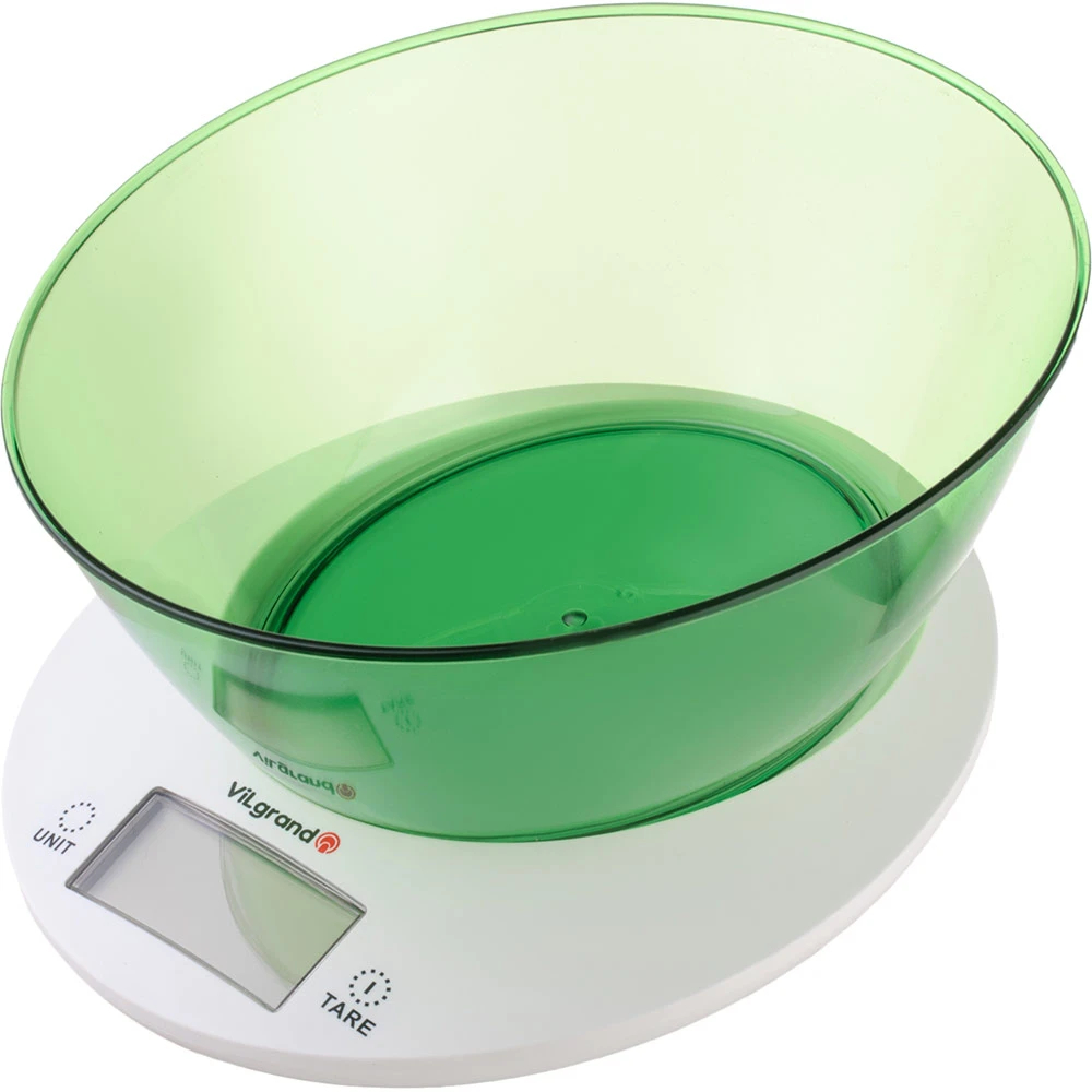 Весы кухонные ViLgrand VKS-533C Green - Фото 1
