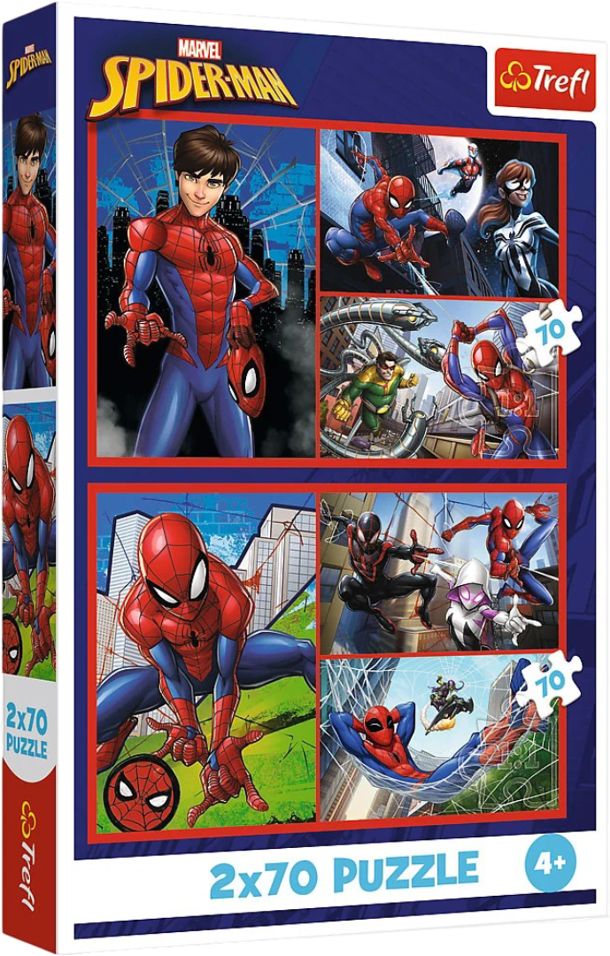 Пазлы (3-4 года) Trefl 2x70 Spiderman Пауковые истории (44431) - Фото 1
