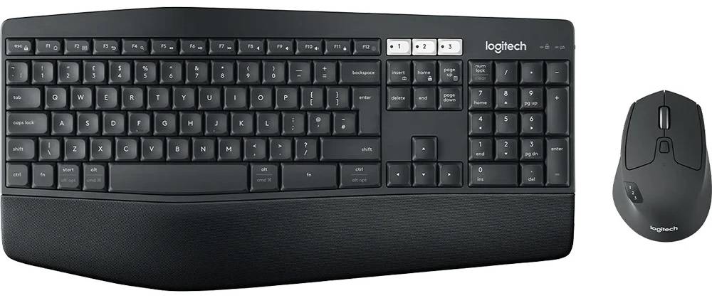 Клавиатура+мышь беспроводная Logitech MK850 Performance BT Black UA (920-008226) - Фото 1
