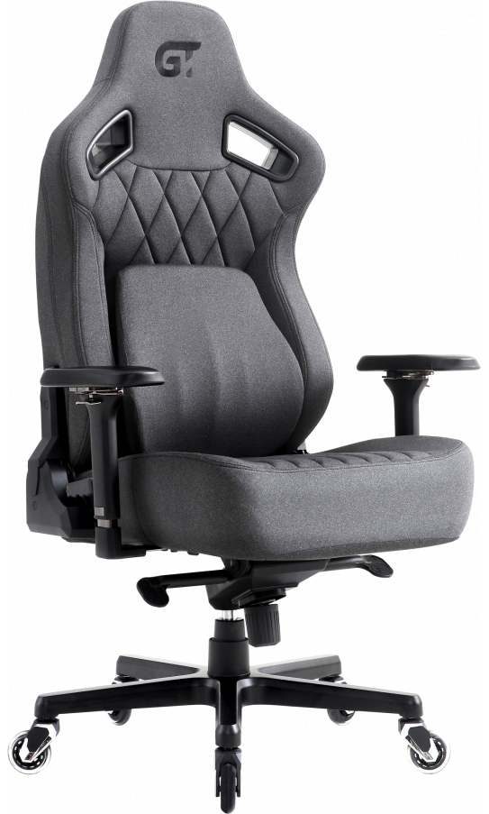 Кресло для геймеров GT Racer X-0732 Fabric Gray XL - Фото 1