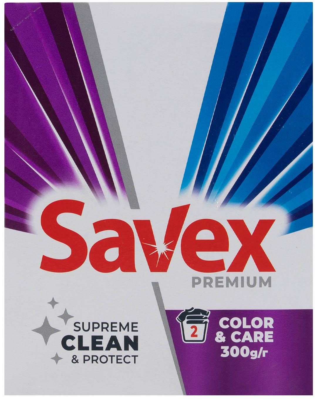 Стиральный порошок SAVEX COLOR & Care фиолетовый Premium (3800024049217) - Фото 1