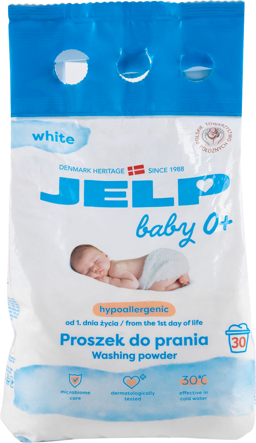Стиральный порошок JELP Baby 0+ Гипоаллергенный для белых вещей 30 стирок, 2,25 кг. (98043) - Фото 1