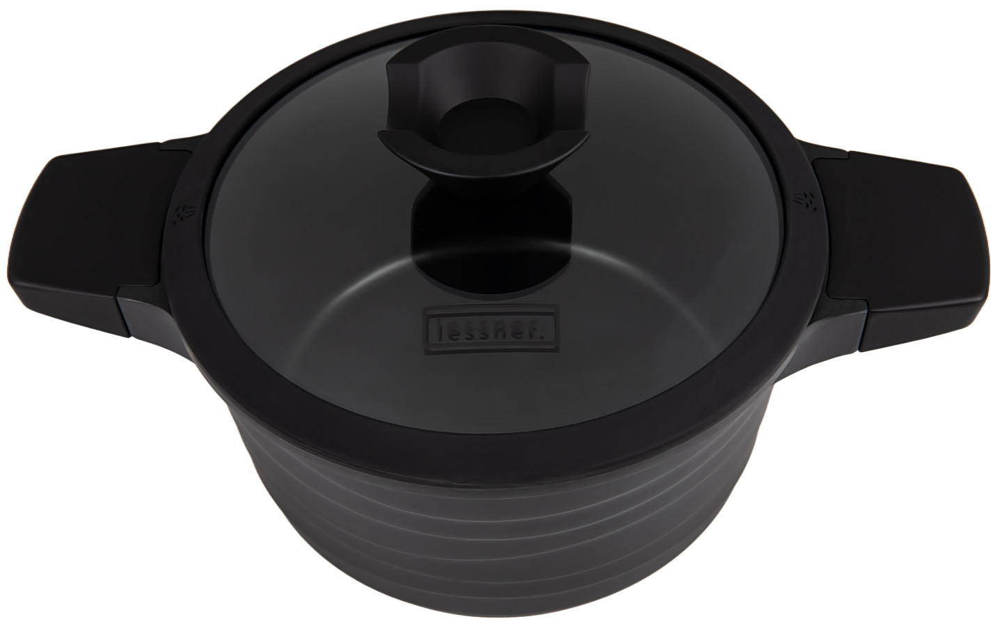 Купить Кастрюля Lessner Black Pro New 20 см 2.7 л (55872-20) - Фото 1 Кастрюля Lessner Black Pro New 20 см 2.7 л (55872-20) - Фото 1