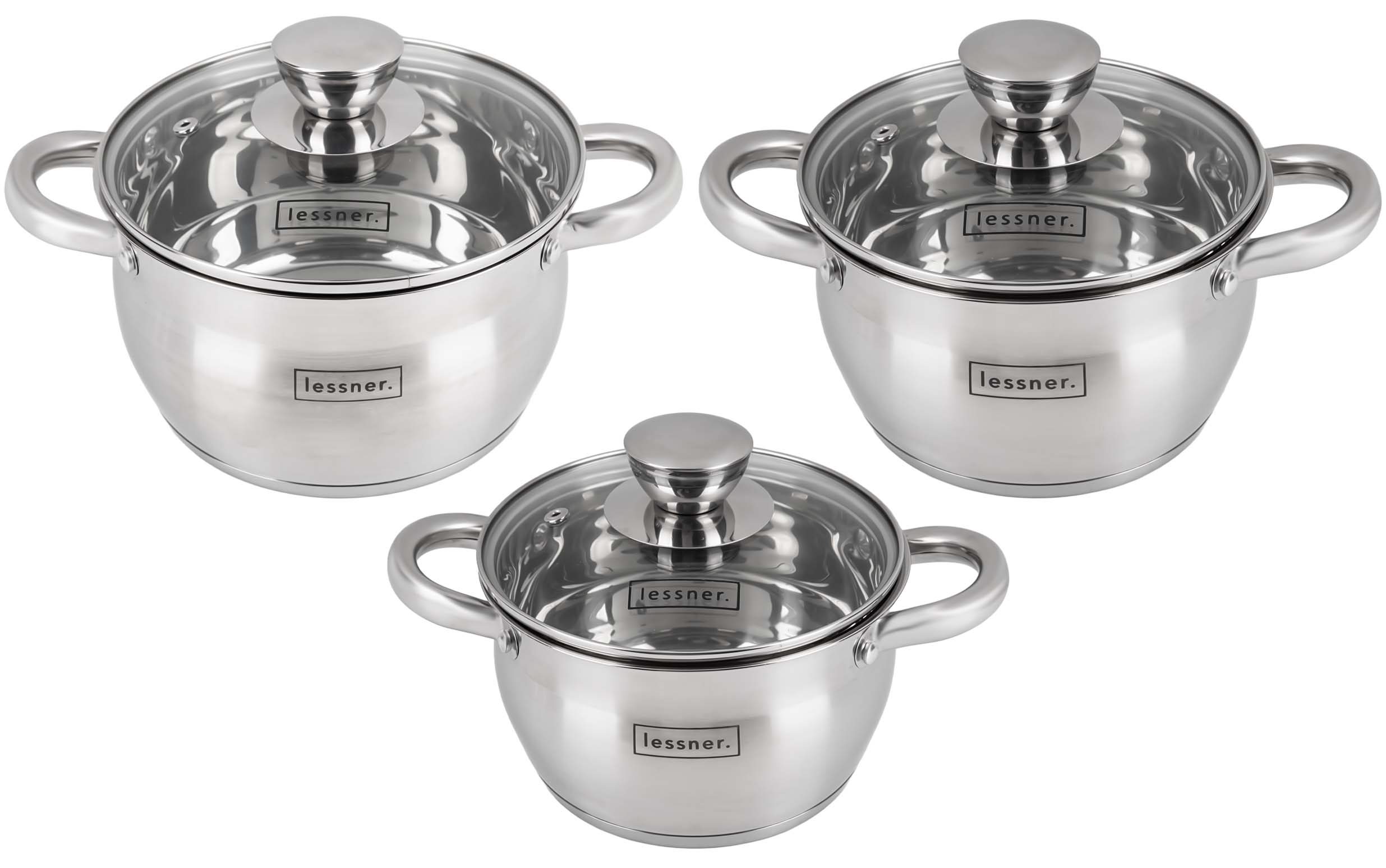 Набор посуды Lessner 55859 Apple 6 пр. - Фото 1