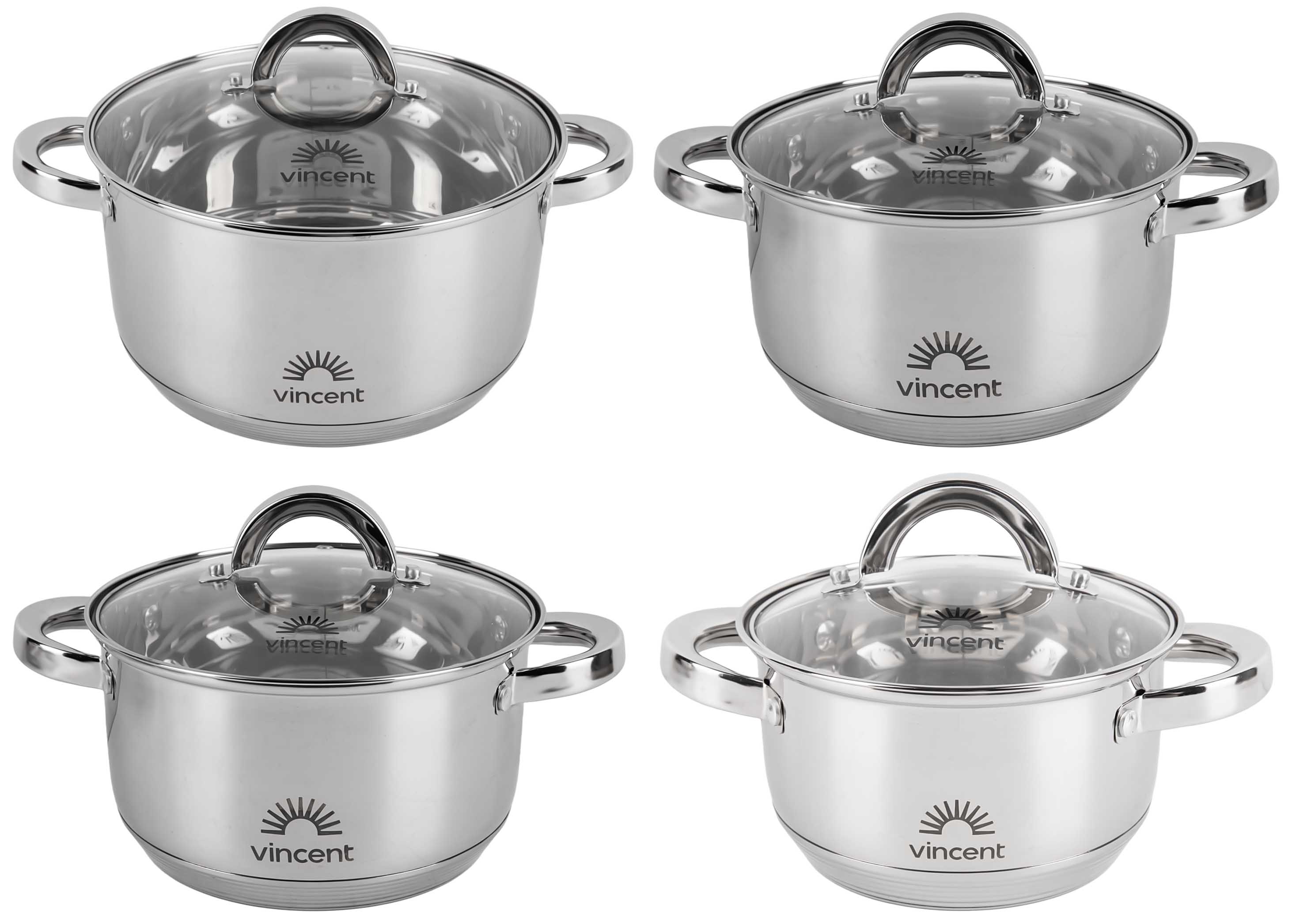 Набор посуды Vincent 8 пр. (VC-3030) - Фото 1