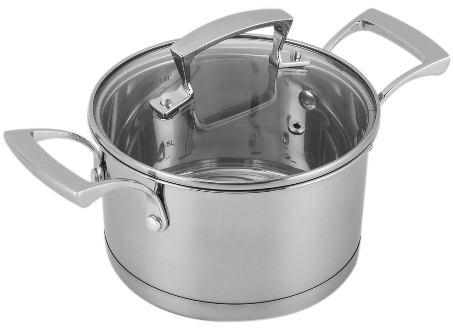 Кастрюля Krauzer Graphite 1.8 л 16 см (78311) - Фото 1