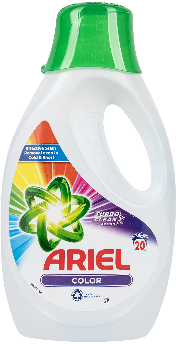 Гель для стирки Ariel Чистота и Свежесть д/цветного 1л - Фото 1