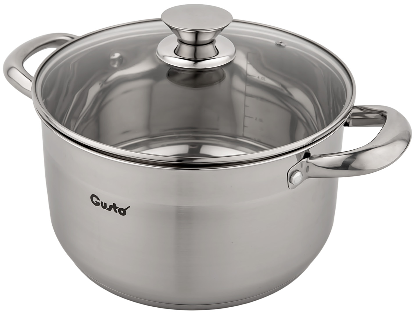 Кастрюля Gusto GT-1107-24 Force 24 см 6,1 л - Фото 1
