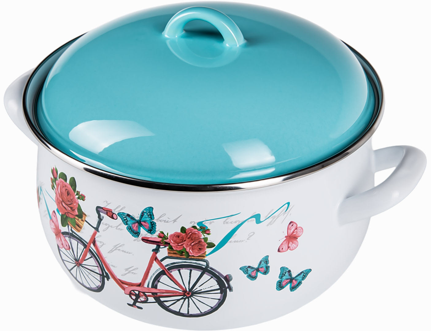 Каструля Gusto Веломандрівка 24 см, 5,7 л (GT-T-124-VM) - Фото 1