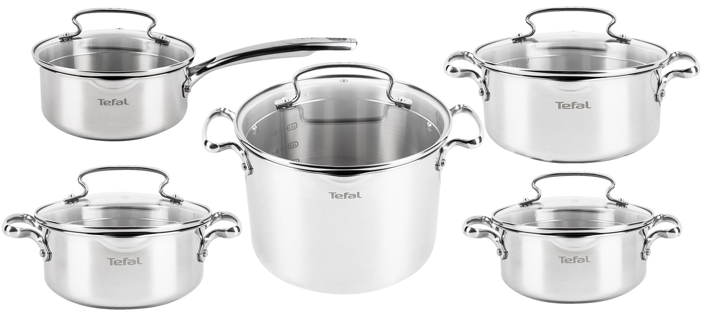 Набор посуды Tefal G719SA55 Duetto+ 10 пр - Фото 1
