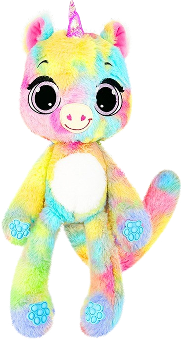 Мягкая игрушка животное Bubble Pops Малиновый Единорог (2402005/1) - Фото 1