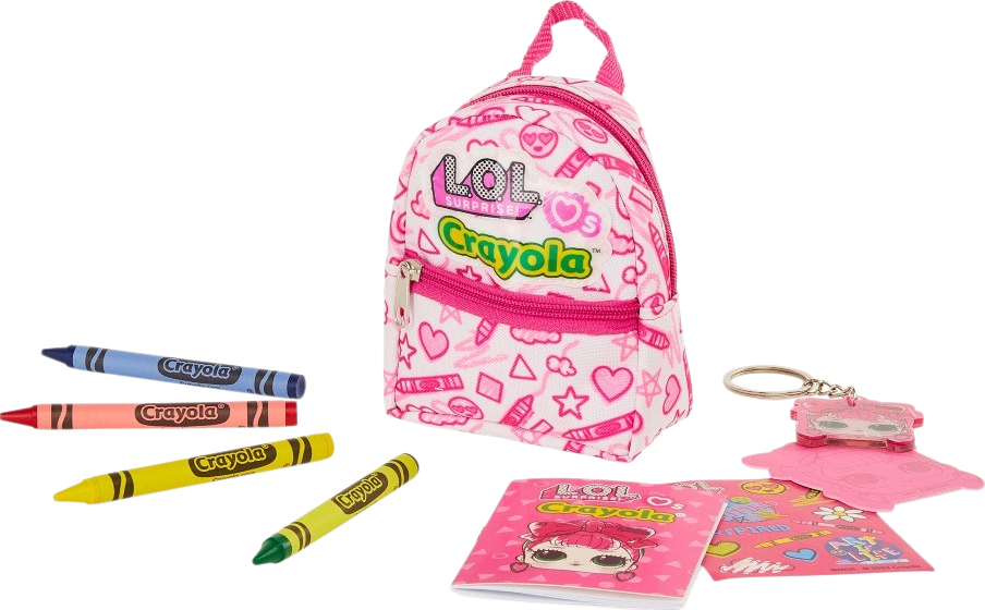 Набор для рисования Crayola Мини-рюкзак розовый (35054-C) - Фото 1