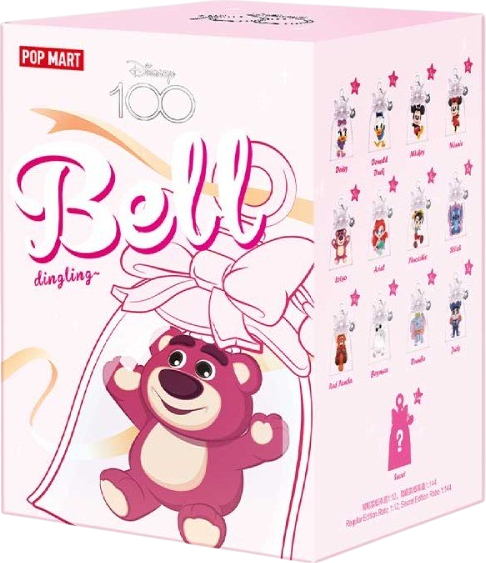 Игровая фигурка-сюрприз Pop Mart Disney серия 100th Anniversary Bell (D100-01) - Фото 1