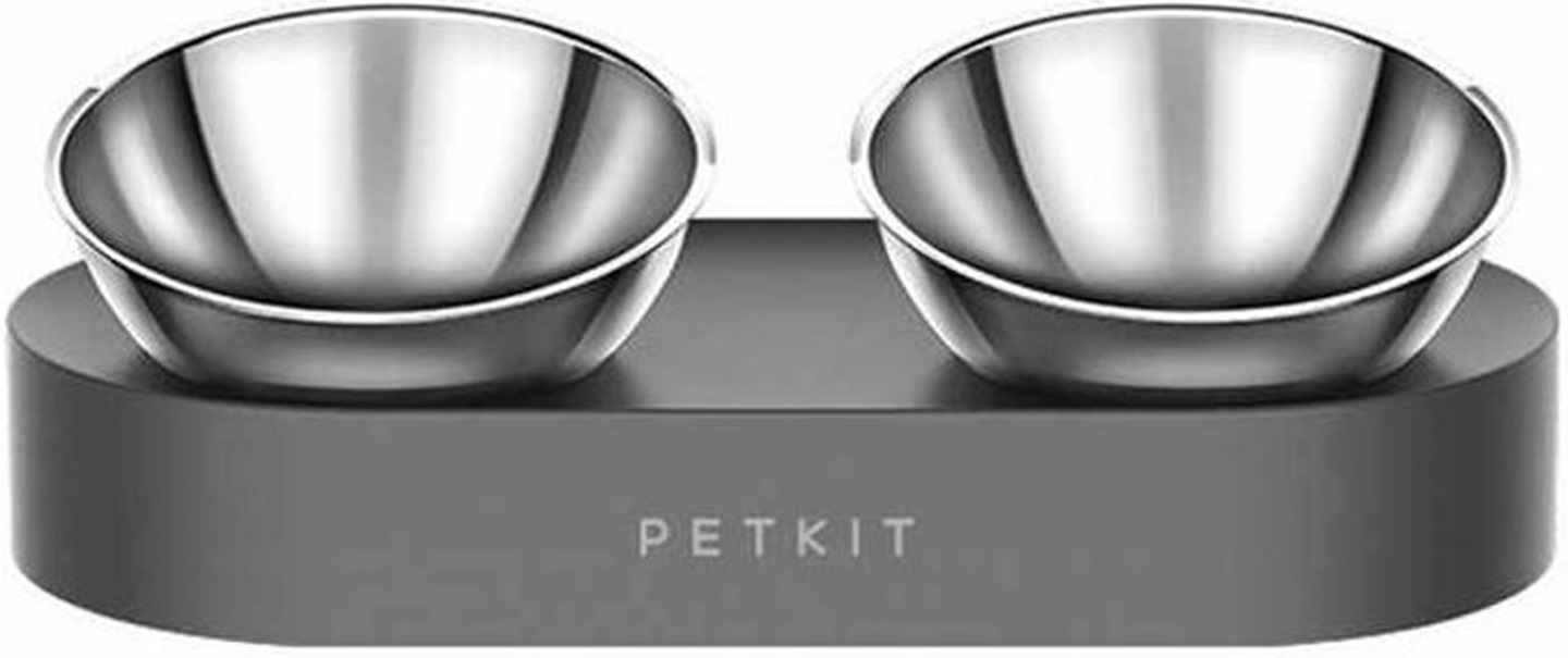 Миска для животных PETKIT Fresh Nano-Metal Pet/Cat Two Bowl Stand (P5201) - Фото 1