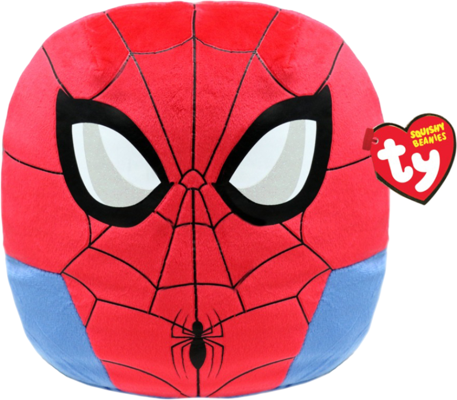 Мягкая игрушка подушка TY Squish-a-boos SPIDERMAN 20 см (39254) - Фото 1