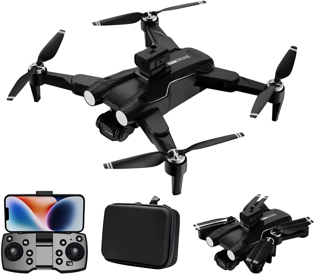 FPV дрон INSPIRE F167-4K-2battery-3600Mah-Black - Фото 1