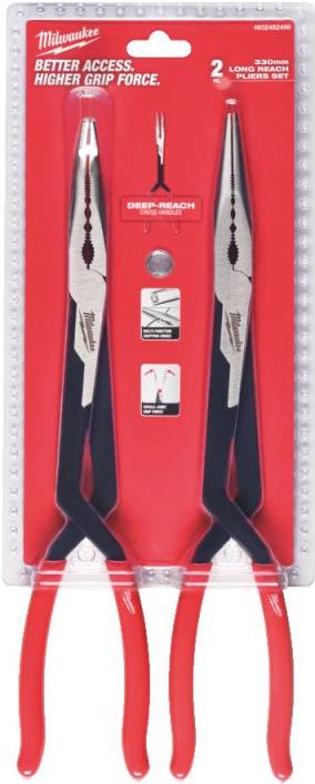 Плоскогубцы Milwaukee 332 мм 2 шт. (4932492499) - Фото 1