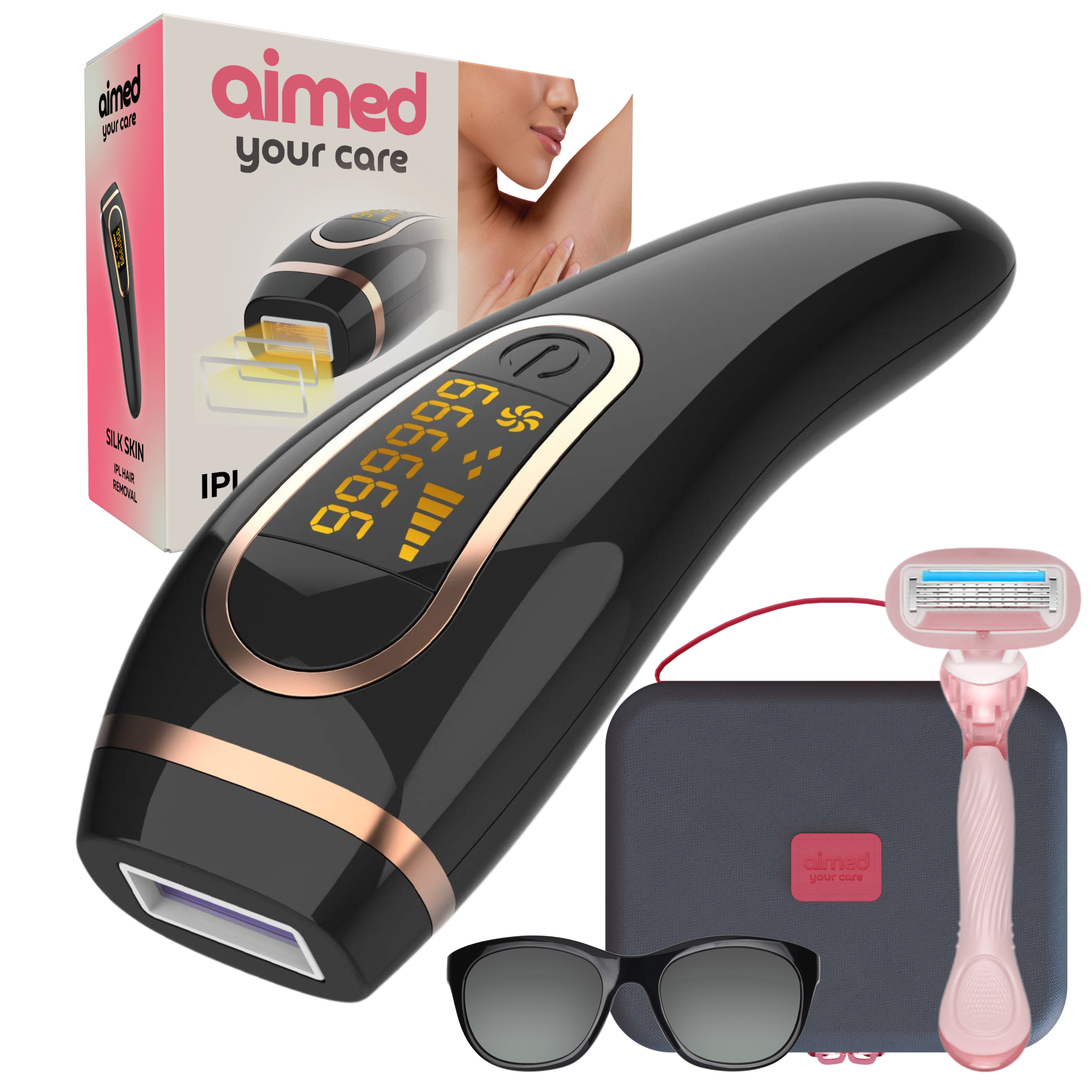 Фотоэпилятор AIMED Silk Skin IPL Intensed Pulse Light Black (AI-Silk1bk) - Фото 1