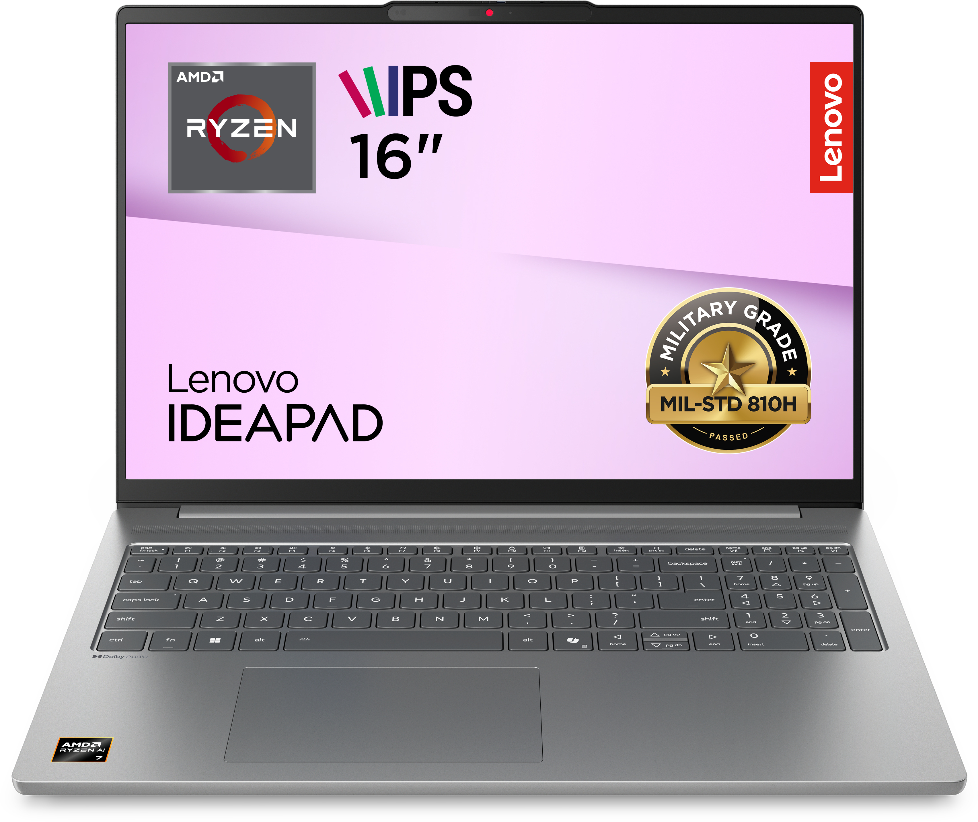 Ноутбук Lenovo IdeaPad Slim 5 16ARP10 (83HU0022RA) Luna Grey - Фото 1