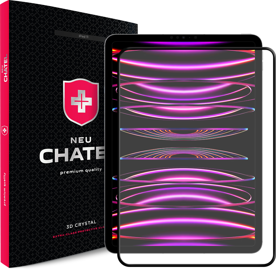 Защитное стекло для планшета NEU Chatel Screen Protective HD Glass 0.26mm for iPad Pro 11" (2024) Front (NEU-10.9.P11.2024) - Фото 1
