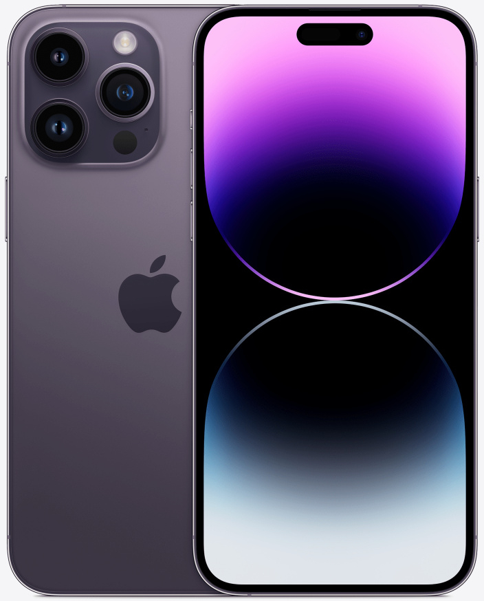 Смартфон Apple iPhone 14 Pro Max 128Gb Deep Purple  (Відновлений, Ідеальний стан) e-SIM - Фото 1