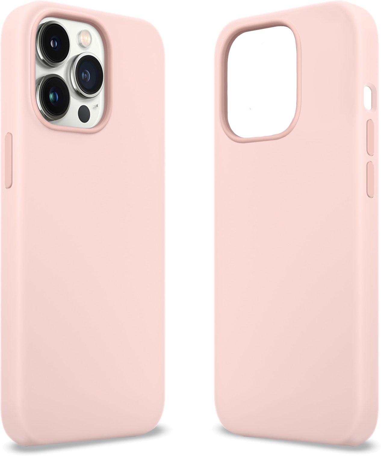 Чехол для смартфона MakeFuture Premium Silicone Apple iPhone 13 Pro Chalk Pink (MCLP-AI13PCP) - Фото 1
