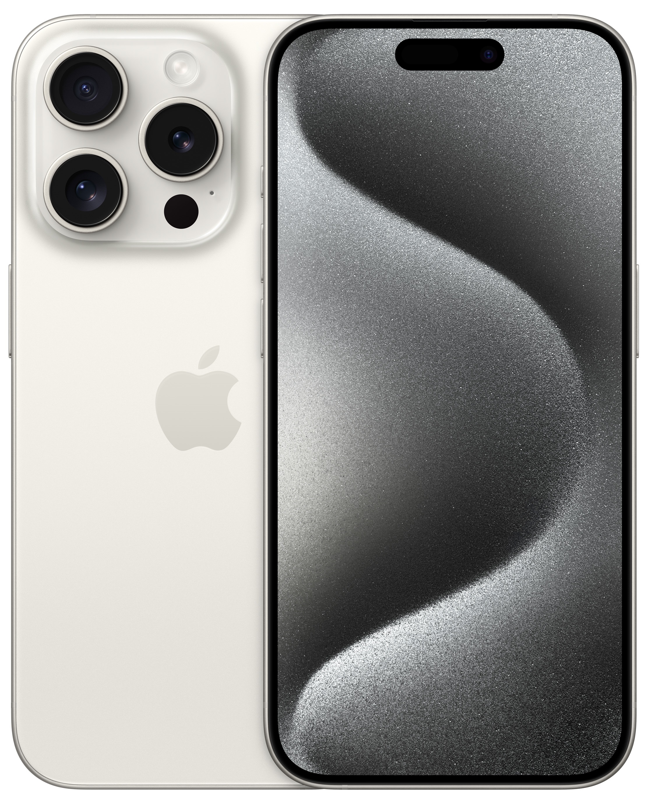 Смартфон Apple iPhone 15 Pro 256GB White Titanium (REF, A+) - Фото 1