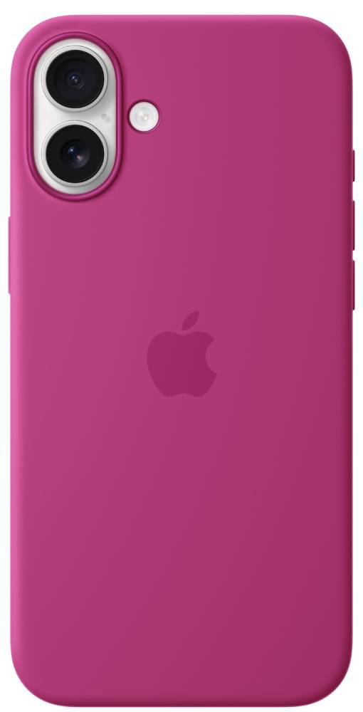Чехол для смартфона Apple Silicone Case with MagSafe Fuchsia iPhone 16 Plus (MYYE3ZM/A) - Фото 1