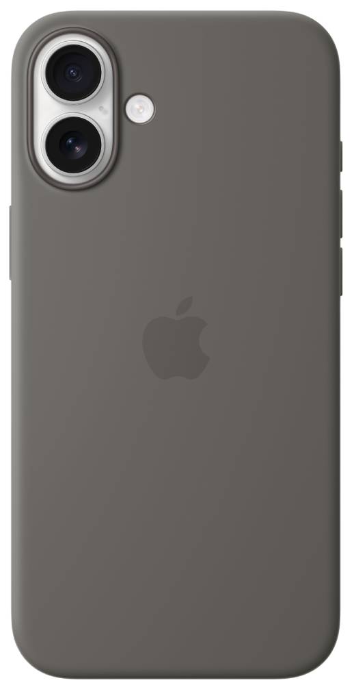 Чехол для смартфона Apple Silicone Case with MagSafe Stone Gray iPhone 16 Plus (MYYC3ZM/A) - Фото 1