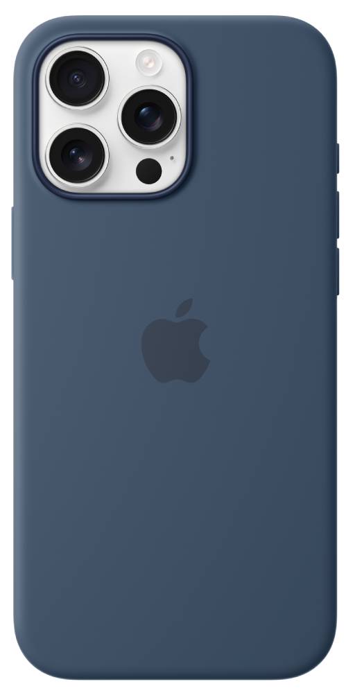 Чохол для смартфону Apple Silicone Case with MagSafe Denim iPhone 16 Pro Max (MYYU3ZM/A) - Фото 1