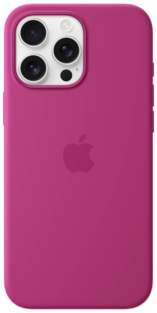 Чохол для смартфону Apple Silicone Case with MagSafe Fuchsia iPhone 16 Pro Max (MYYX3ZM/A) - Фото 1