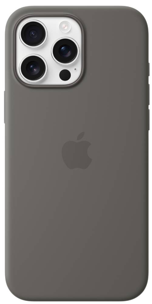 Чохол для смартфону Apple Silicone Case with MagSafe Stone Gray iPhone 16 Pro Max (MYYV3ZM/A) - Фото 1