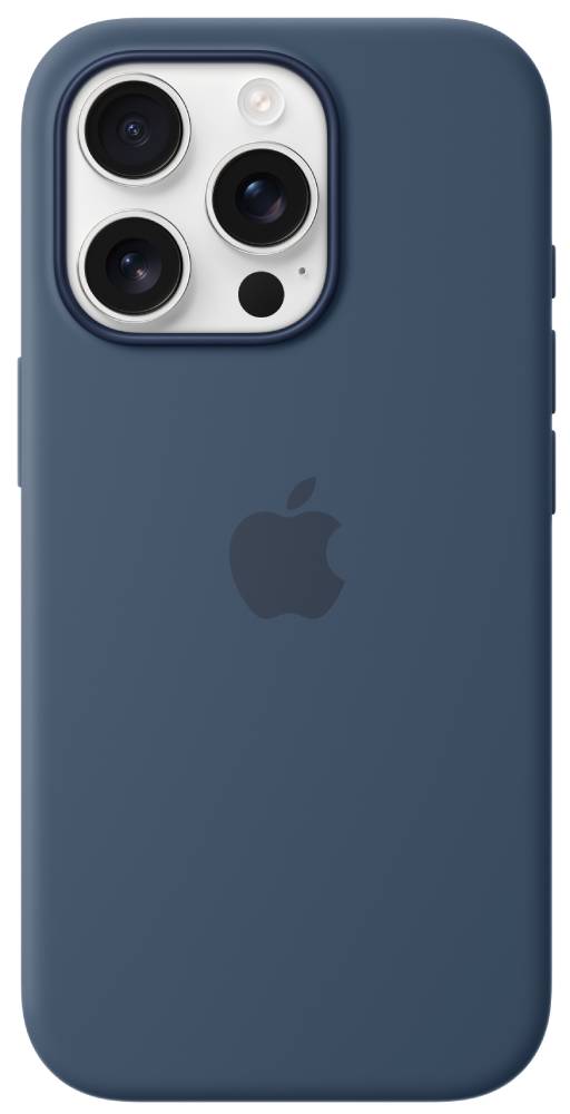 Чохол для смартфону Apple Silicone Case with MagSafe Denim iPhone 16 Pro (MYYK3ZM/A) - Фото 1