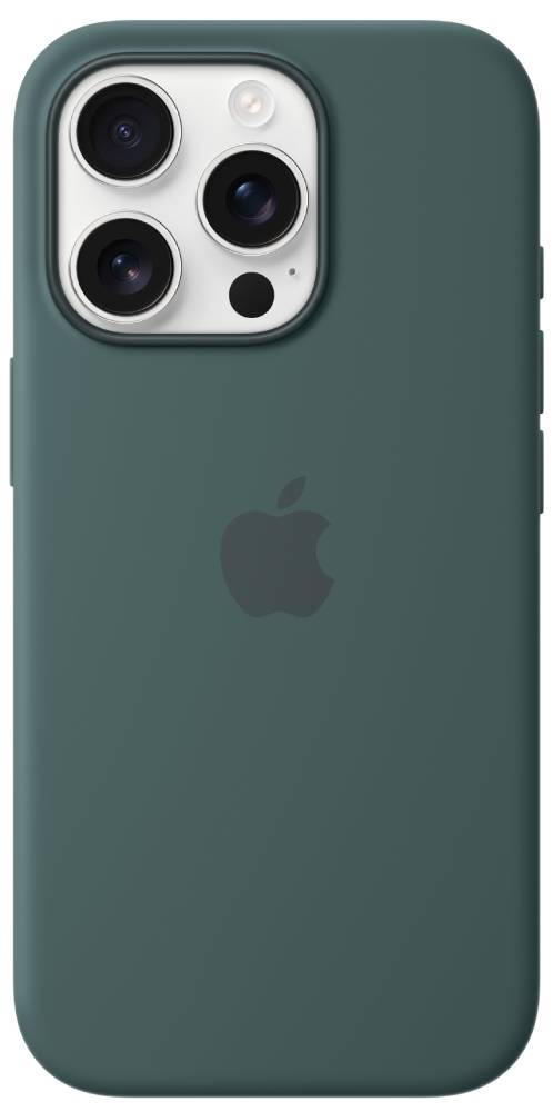 Чехол для смартфона Apple Silicone Case with MagSafe Lake Green iPhone 16 Pro (MYYR3ZM/A) - Фото 1
