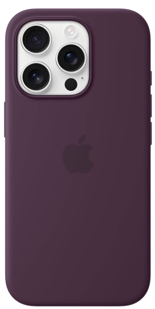 Чохол для смартфону Apple Silicone Case with MagSafe Plum iPhone 16 Pro (MYYM3ZM/A) - Фото 1