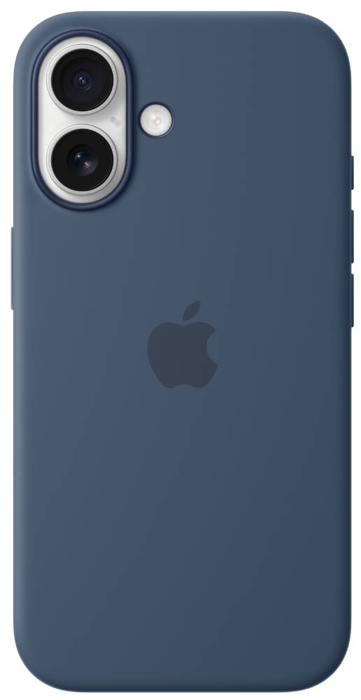 Чохол для смартфону Apple Silicone Case with MagSafe Denim iPhone 16 (MYY23ZM/A) - Фото 1