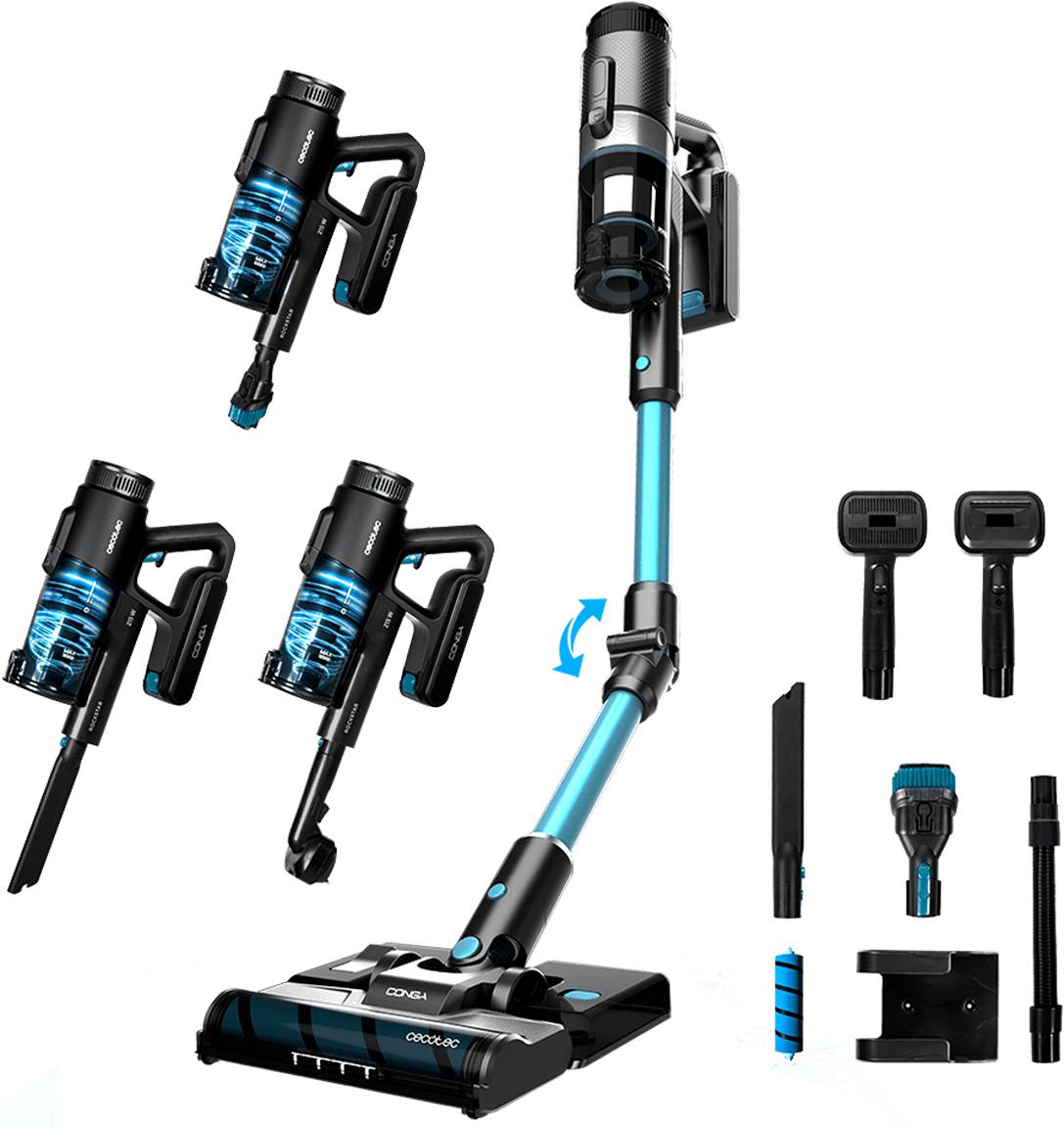 Уценка - Пылесос ручной для дома Cecotec Conga Rockstar 1500 Ray Ergowet Animal (CCTC-08424) - Фото 1