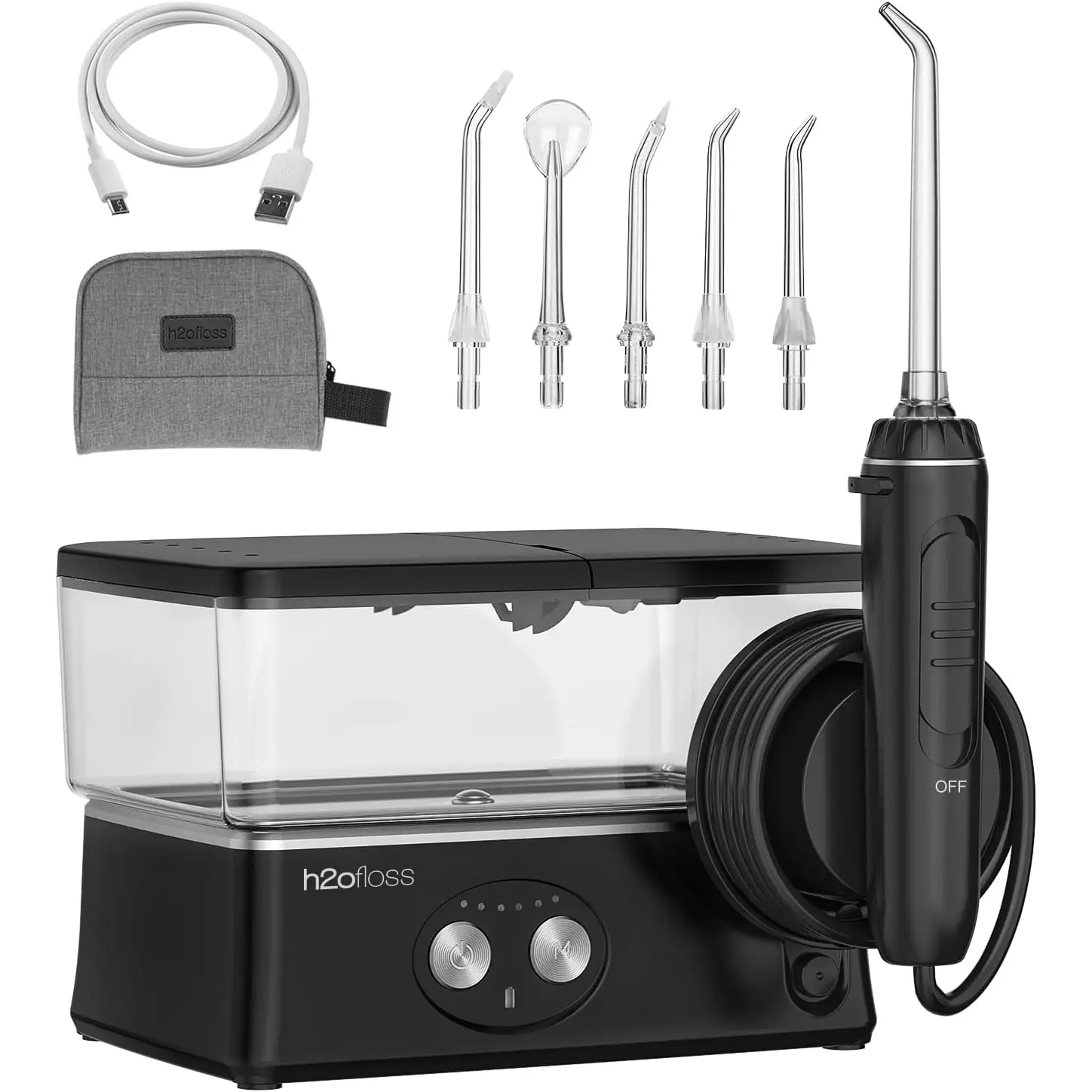 Ирригатор H2OFloss H2O-HF3pro-black - Фото 1