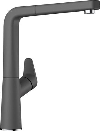 Смеситель кухонный Blanco 521285 AVONA-S ХРОМ/ТЕМНАЯ СКАЛА - Фото 1